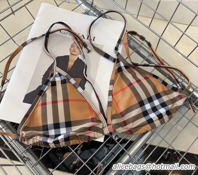 ​Luxury Discount Burberry Two Pieces Swimwear 0306 Brown 2024