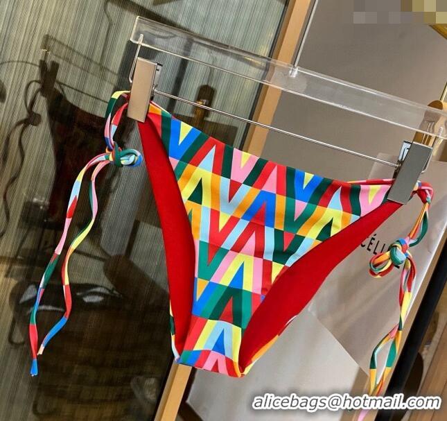 ​Famous Brand Valentino Swimwear 0306 Red/Multi 2024