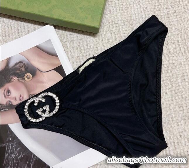 Buy Inexpensive Gucci Swimwear with Crystals GG G6072 Black 2024