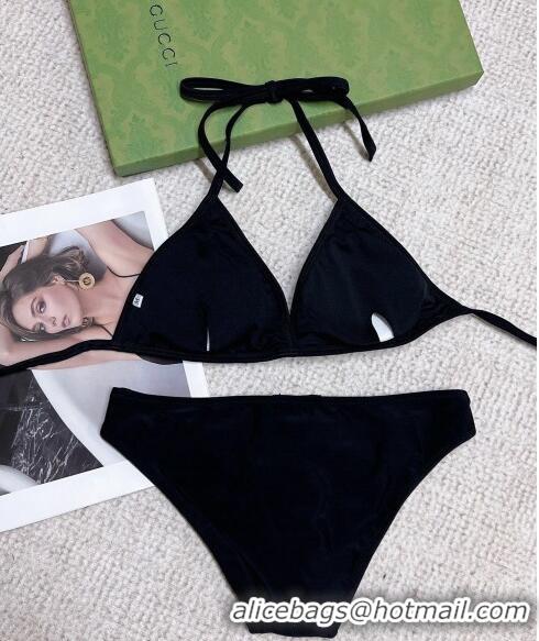 Buy Inexpensive Gucci Swimwear with Crystals GG G6072 Black 2024