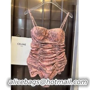 ​Good Quality Dior Pleated Swimwear 0306 Pink 2024