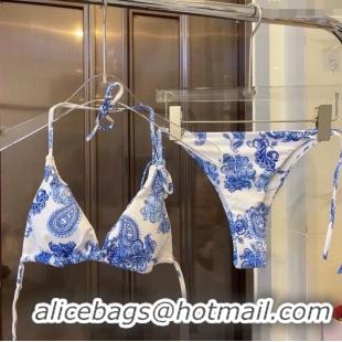 Pretty Style Dior Printed Swimwear 030603 Blue/White 2024