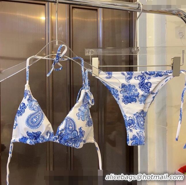 Pretty Style Dior Printed Swimwear 030603 Blue/White 2024