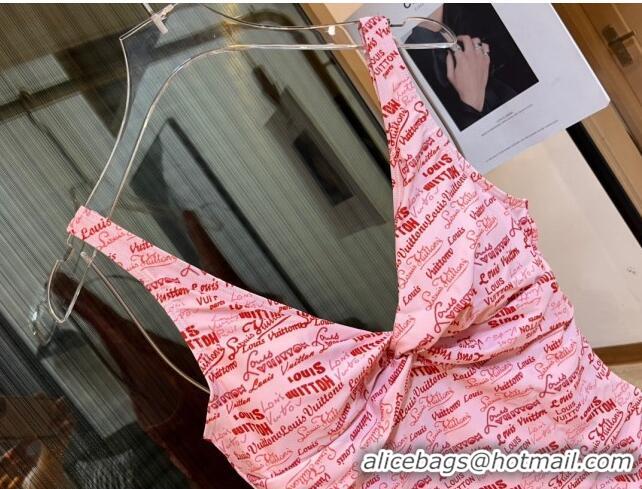 Popular Louis Vuitton One Piece Swimwear S0306 ignature/Pink 2024