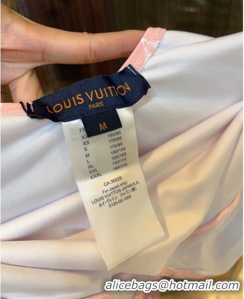 Best Luxury Louis Vuitton One Piece Swimwear 0306 Light Pink 2024