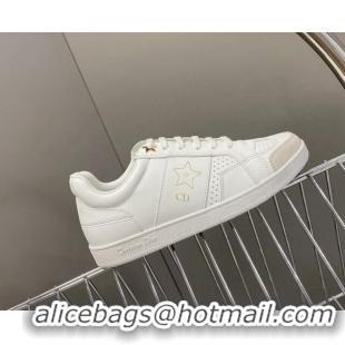 Purchase Dior CD Star Calfskin Sneakers White/Grey 325133