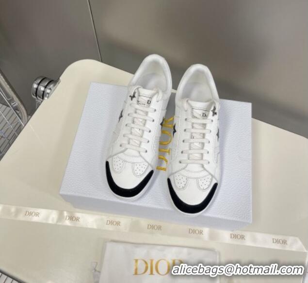 Trendy Design Dior CD Star Calfskin Sneakers White/Black 325134