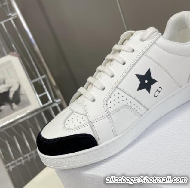 Trendy Design Dior CD Star Calfskin Sneakers White/Black 325134