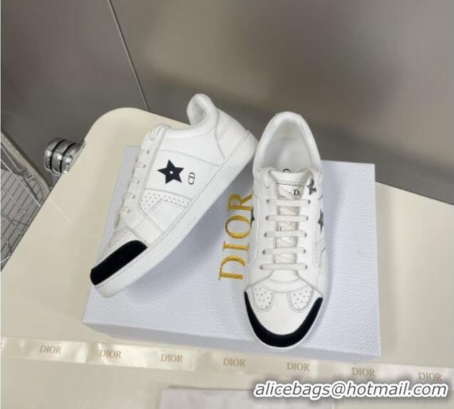 Trendy Design Dior CD Star Calfskin Sneakers White/Black 325134