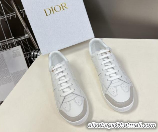 Good Quality Dior CD Star Calfskin Sneakers White 325139