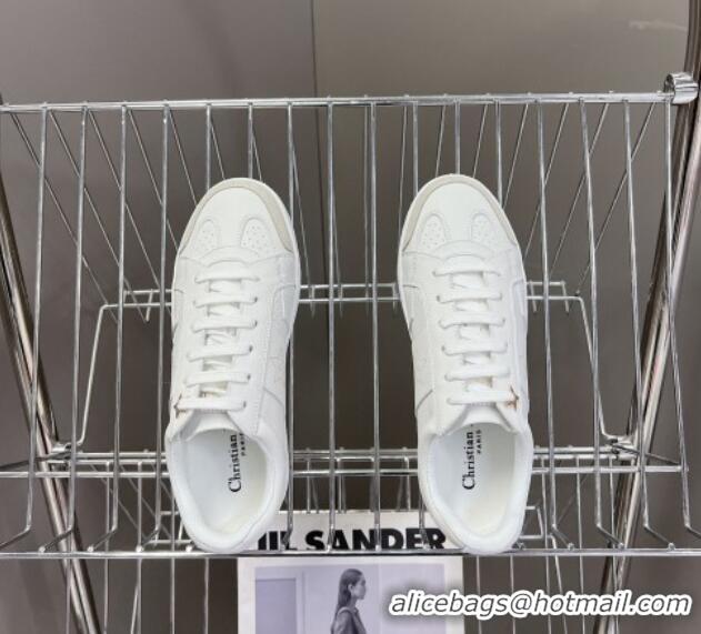 Good Quality Dior CD Star Calfskin Sneakers White 325139