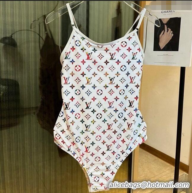 ​Shop Discount Louis Vuitton One Piece Swimwear 030602 White/Multicolor 2024