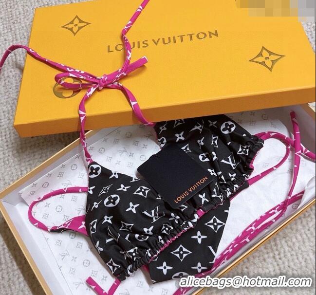 Discount Louis Vuitton Two-Pieces Swimwear 030601 Black/Pink 2024