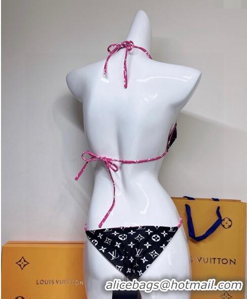 Discount Louis Vuitton Two-Pieces Swimwear 030601 Black/Pink 2024