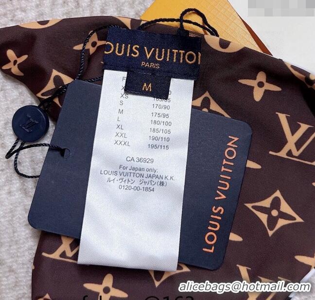 Top Grade Louis Vuitton Two-Pieces Swimwear 030601 White/Brown 2024