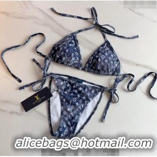 ​Discount Louis Vuitton Two-Pieces Swimwear 030602 Blue 2024