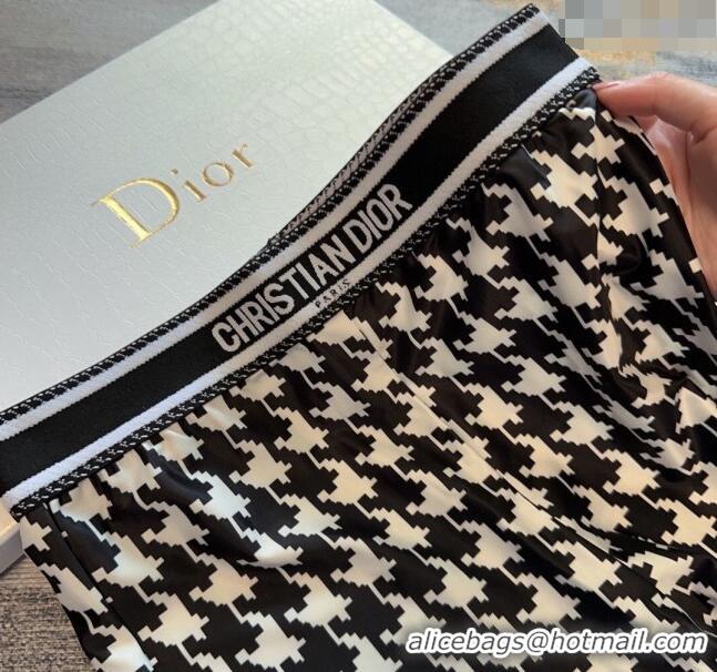 ​Grade Discount Dior Houndstooth Yoga Activewear 0306 Black/White 2024