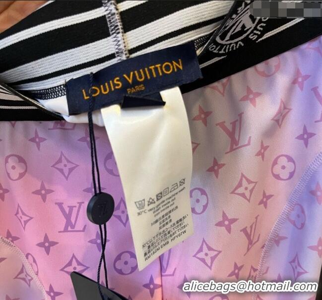 ​Good Quality Louis Vuitton Yoga Activewear 0306 Gradient Purple 2024