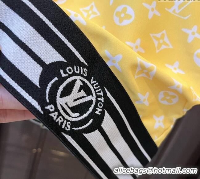 ​Cheapest Louis Vuitton Yoga Activewear 0306 Light Yellow 2024