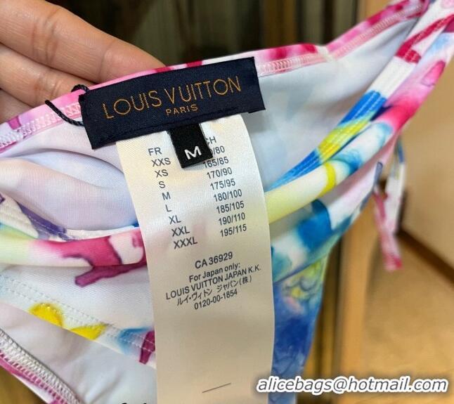 ​Low Cost Louis Vuitton Two Pieces Swimwear 030601 Watercolor/Multi 2024