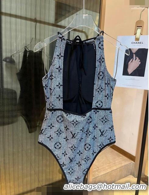 ​Best Price Louis Vuitton One Piece Swimwear 030602 Dark Grey 2024