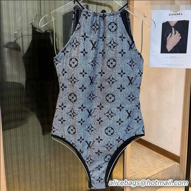 ​Best Price Louis Vuitton One Piece Swimwear 030602 Dark Grey 2024