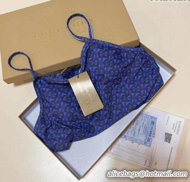 ​Top Grade Burberry TB Swimwear 030601 Blue 2024