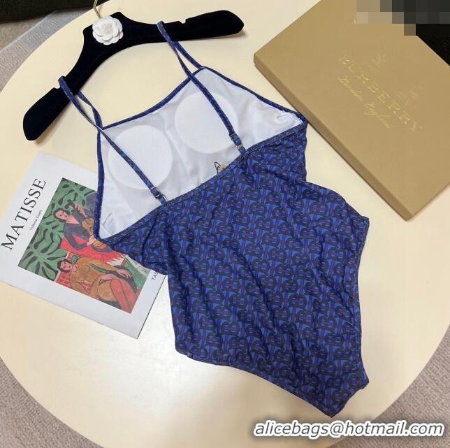 ​Top Grade Burberry TB Swimwear 030601 Blue 2024