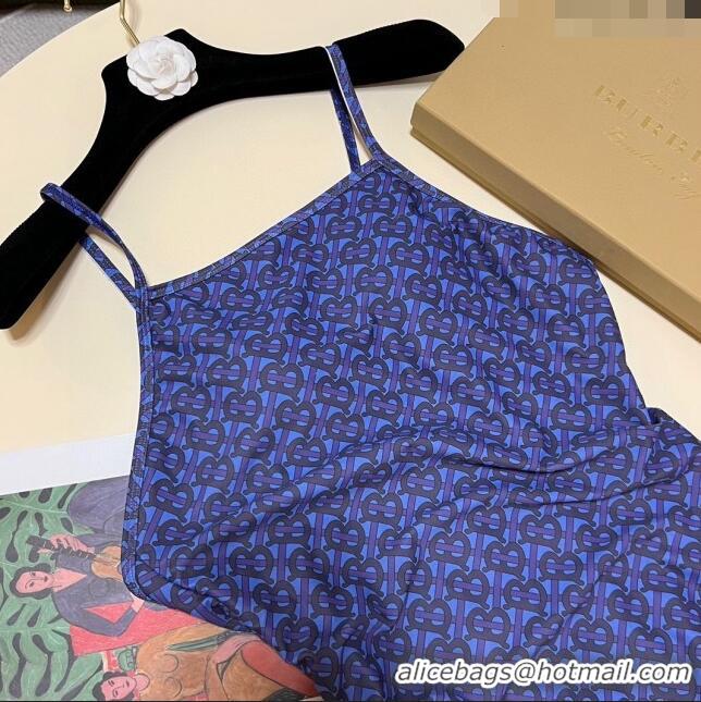 ​Top Grade Burberry TB Swimwear 030601 Blue 2024