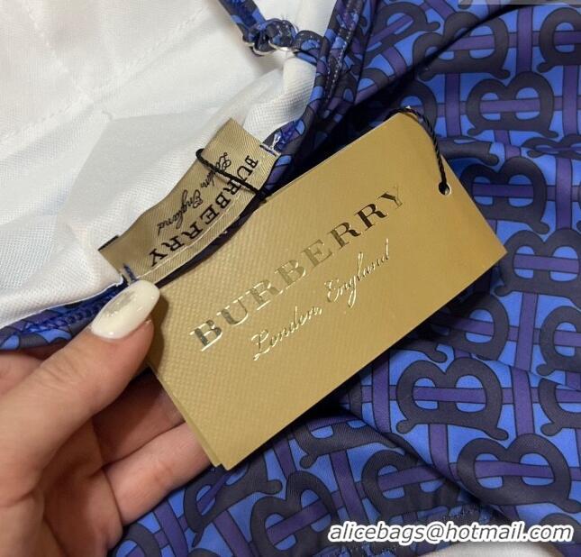 ​Top Grade Burberry TB Swimwear 030601 Blue 2024