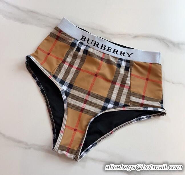 ​Shop Grade Burberry Two Pieces Swimwear 030601 Camel 2024