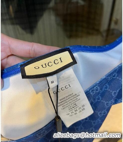 Top Quality Gucci GG Swimwear 030602 Denim Blue 2024