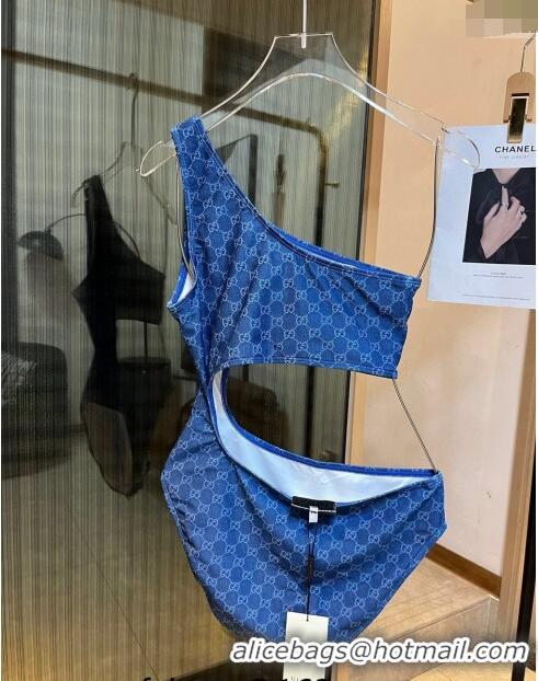 Top Quality Gucci GG Swimwear 030602 Denim Blue 2024