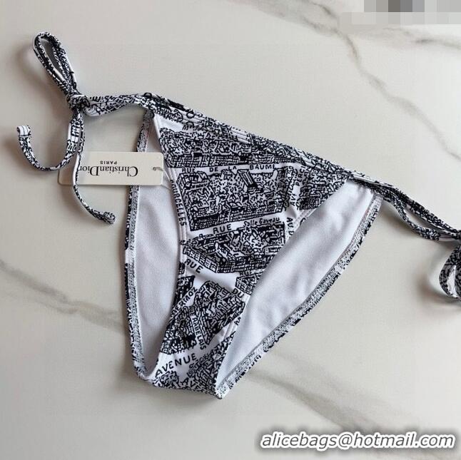 Buy Inexpensive Dior Plan de Paris Two Pieces Swimwear CD6085 White 2024