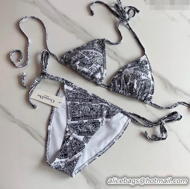 Buy Inexpensive Dior Plan de Paris Two Pieces Swimwear CD6085 White 2024