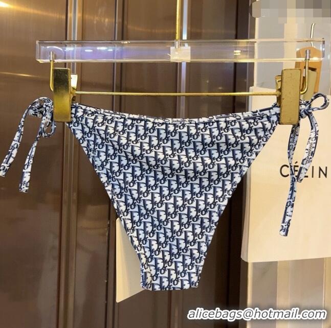 Buy Fashionable Dior Two Pieces Swimwear 030605 Blue 2024