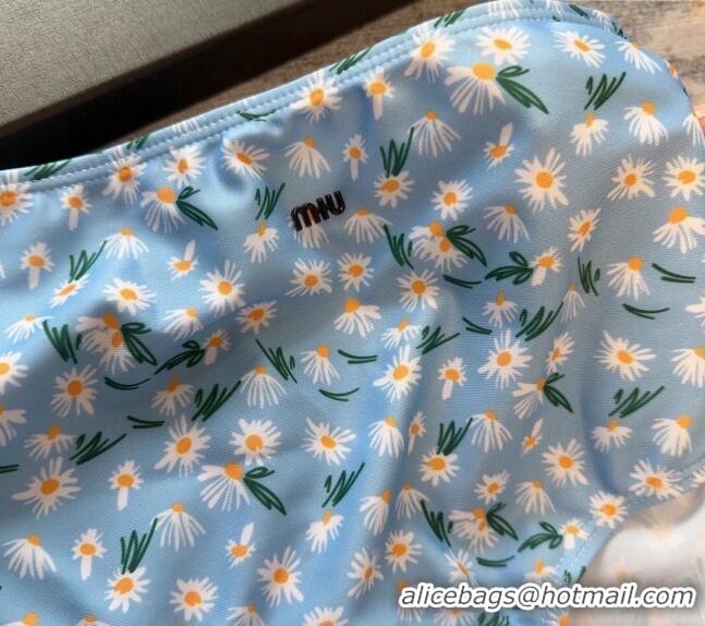 ​Pretty Style Miu Miu Daisy Swimwear 0306 Light Blue 2024