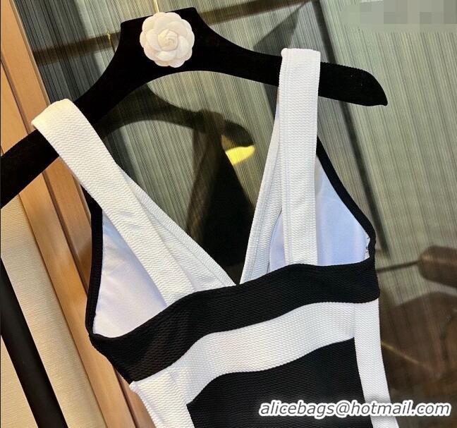 Big Discount Chanel Swimwear 030602 White/Black 2024