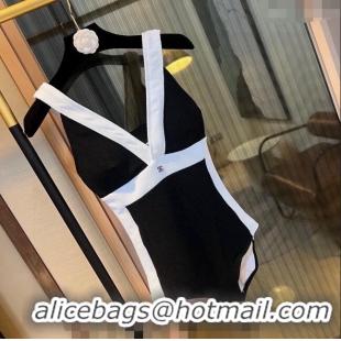 ​Top Design Chanel Swimwear 030602 Black/White 2024