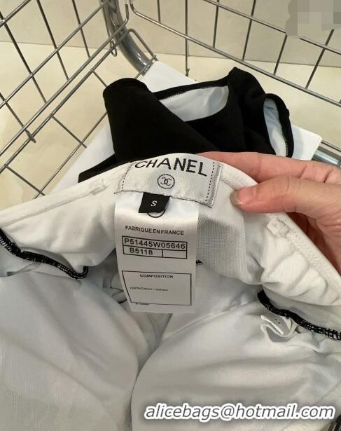 Good Product Chanel Swimwear with 0306 Bow White/Black 2024