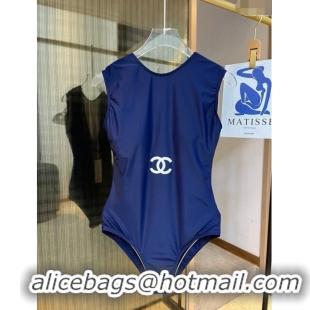 ​Famous Brand Chanel Swimwear 0306 Dark Blue/White 2024