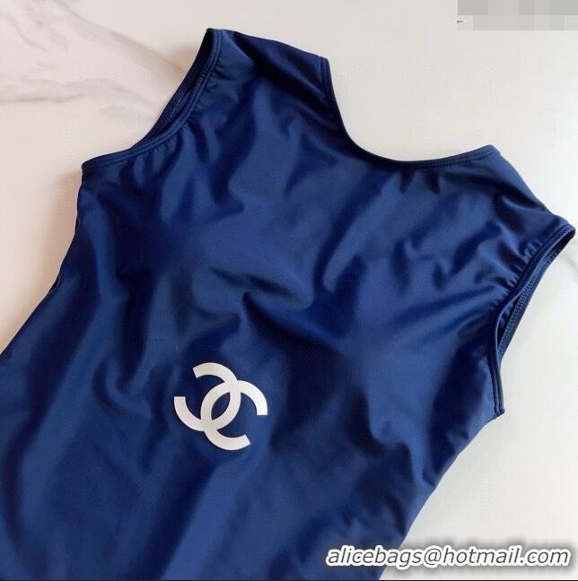 ​Famous Brand Chanel Swimwear 0306 Dark Blue/White 2024