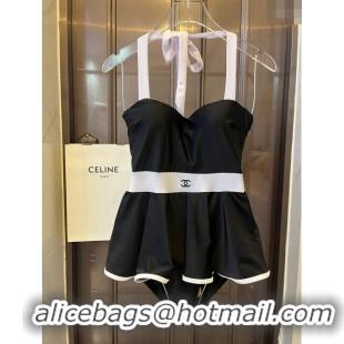 Top Quality Chanel Swimwear 030615 White/Black 2024