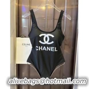 Reasonable Price Chanel Swimwear 030611 White/Black 2024