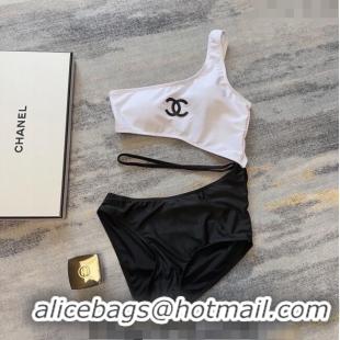 ​Classic Cheapest Chanel Swimwear 030609 White/Black 2024