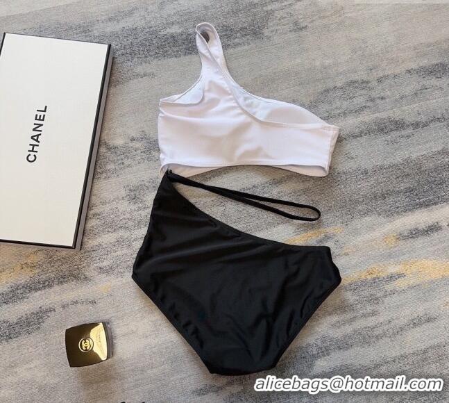 ​Classic Cheapest Chanel Swimwear 030609 White/Black 2024