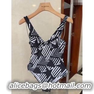 Well Crafted Chanel Star Swimwear 030606 Black/White 2024