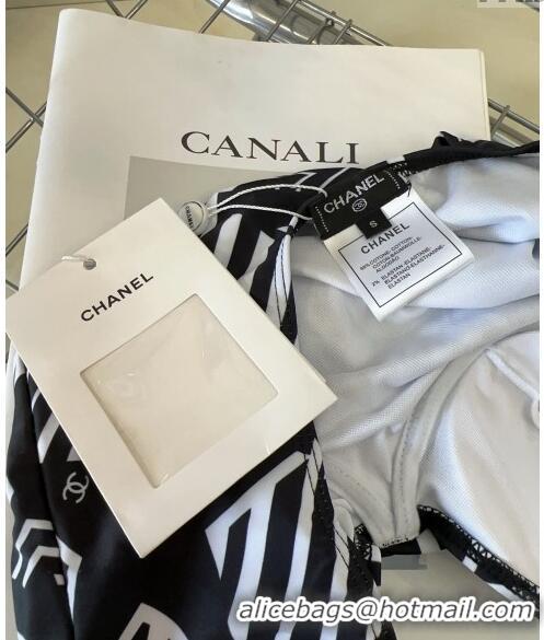 Buy New Cheap Chanel Star Swimwear 030606 Black/White 2024