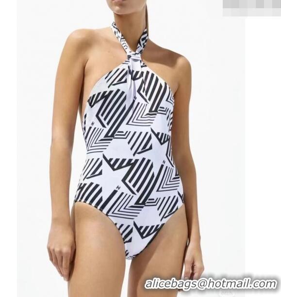 Well Crafted Chanel Star Swimwear 030607 Black/White 2024