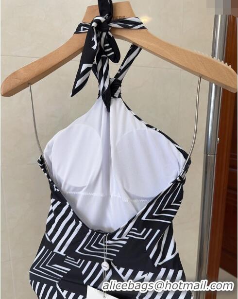 Most Popular Chanel Star Swimwear 030607 Black/White 2024